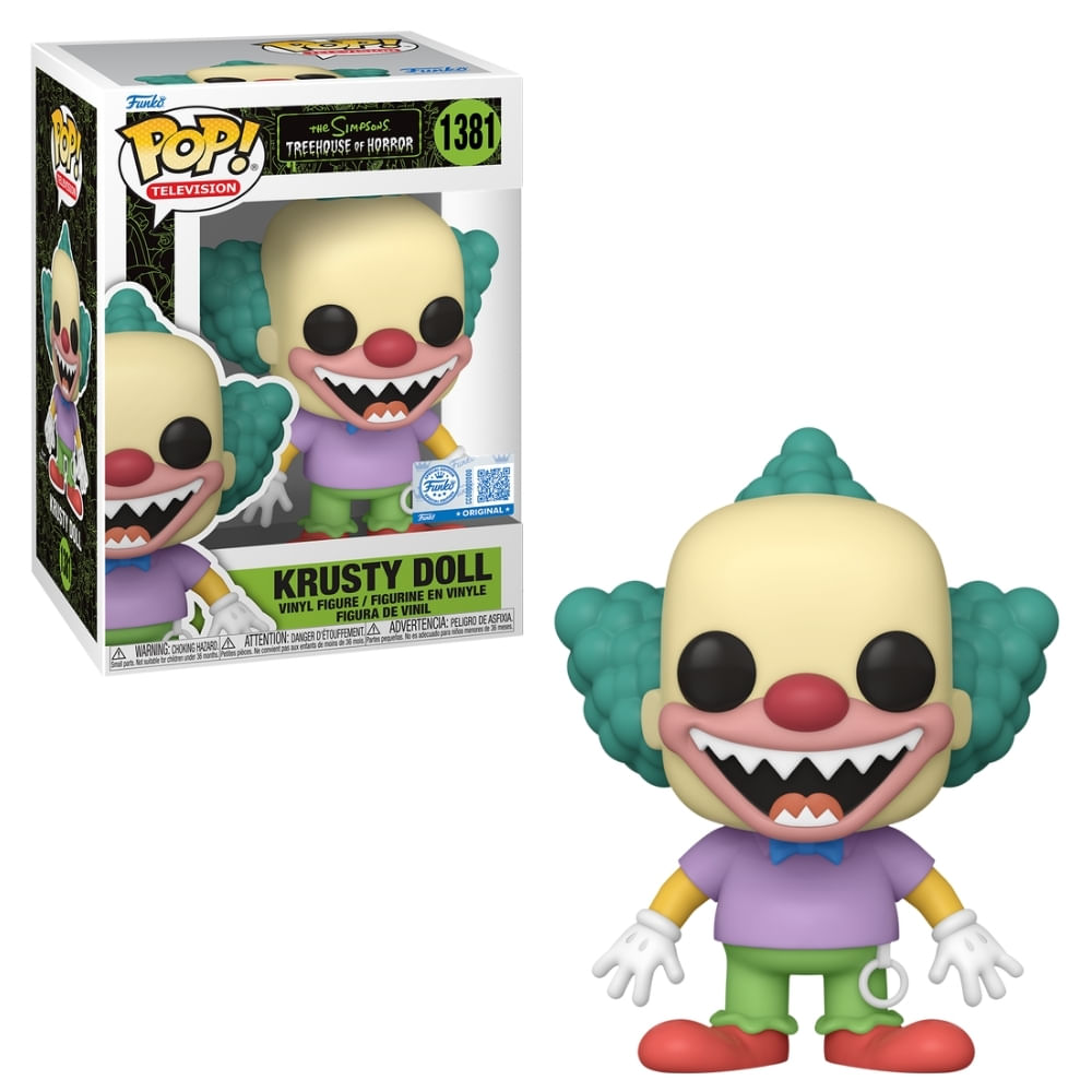 Boneco Funko Pop! Exclusivo Os Simpsons- Krusty