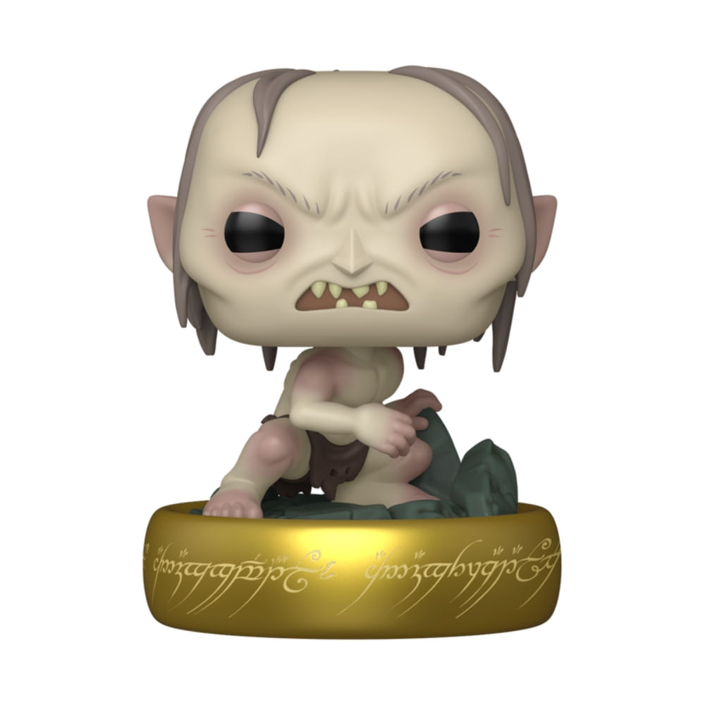 Boneco Funko Pop! Exclusivo O Senhor dos Anéis - Gollum (Glow) - Imagem 3