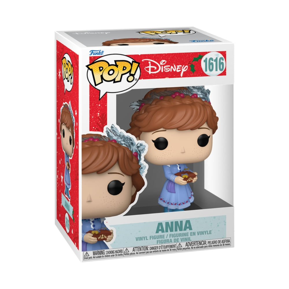 Boneco Funko Pop! Disney Princesas de Natal - Anna - Imagem 2