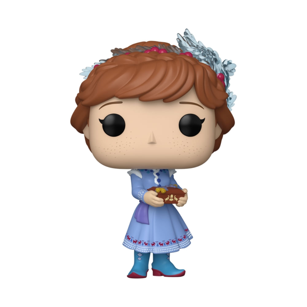 Boneco Funko Pop! Disney Princesas de Natal - Anna - Imagem 3
