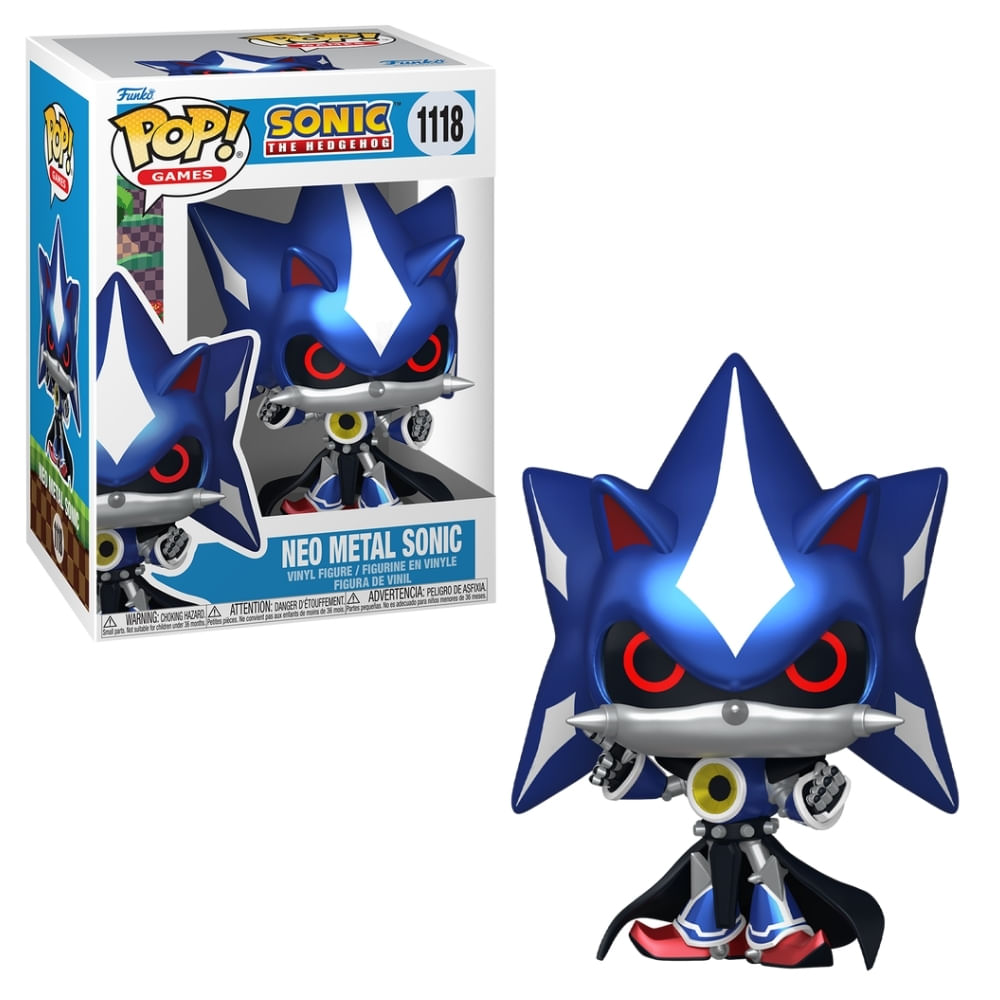 Boneco Funko Pop! Sonic The Hedgehog - Neo Metal Sonic