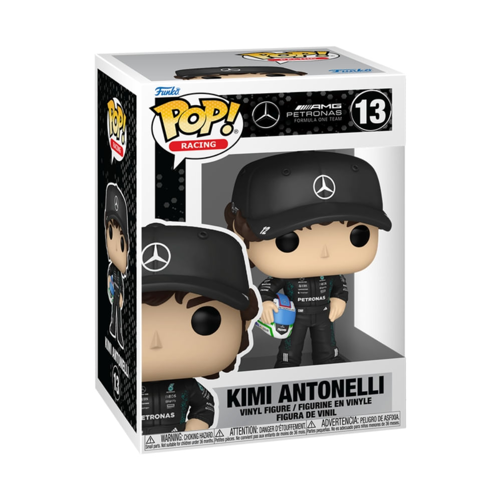 Boneco Funko Pop! Racing Mercedes - Kimi Antonelli - Imagem 2