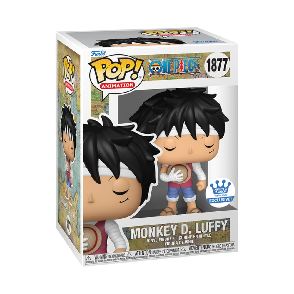 Boneco Funko Pop! One Piece - Luffy em Marineford - Imagem 3