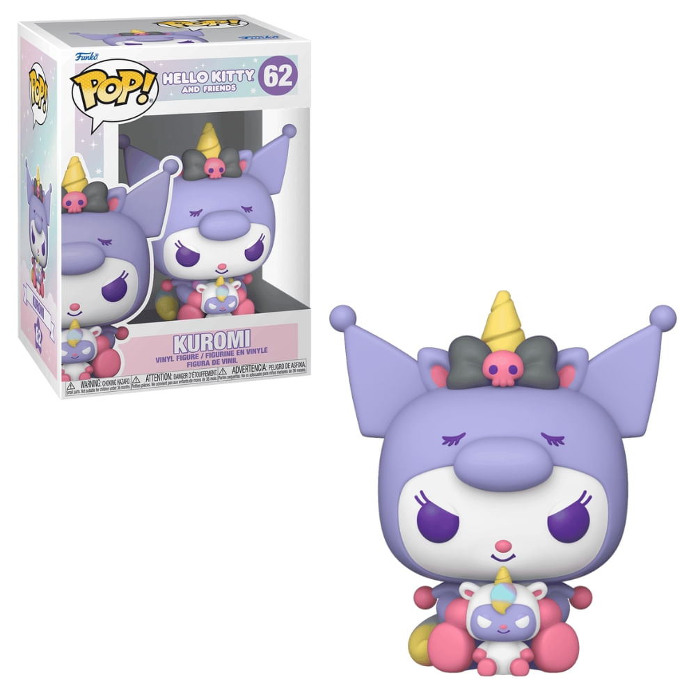 Boneco Funko Pop! Sanrio Hello Kitty - Kuromi Unicórnio