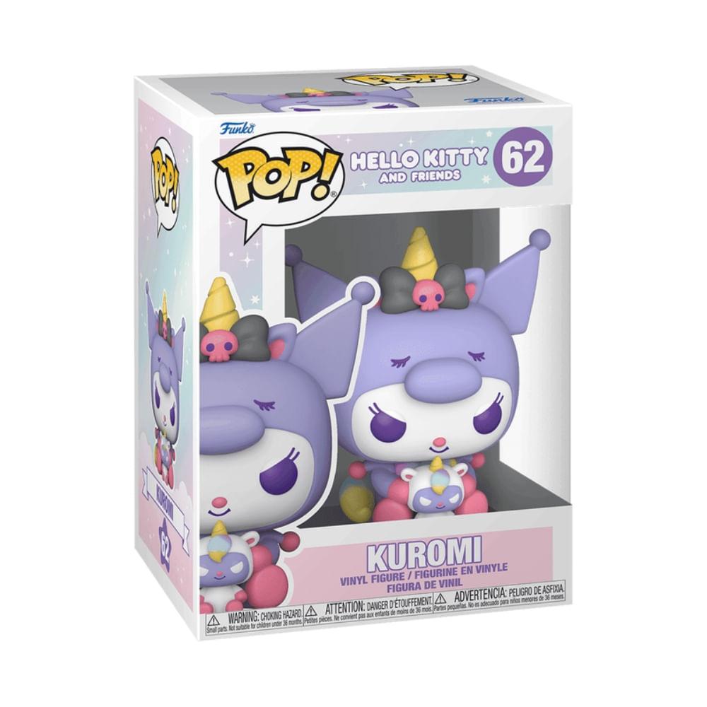Boneco Funko Pop! Sanrio Hello Kitty - Kuromi Unicórnio - Imagem 2