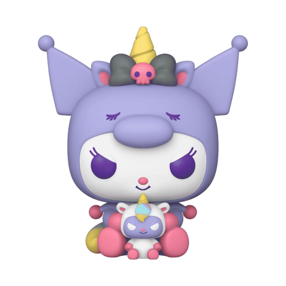 Boneco Funko Pop! Sanrio Hello Kitty - Kuromi Unicórnio - Imagem 3