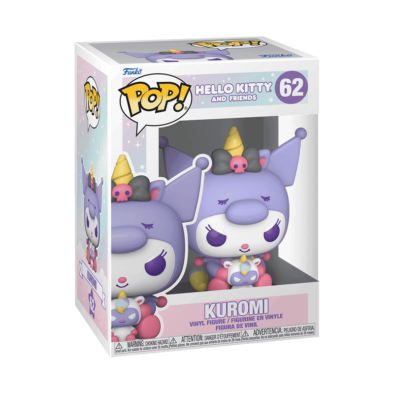 Boneco Funko Pop! Sanrio Hello Kitty - Kuromi Unicórnio - Imagem 5