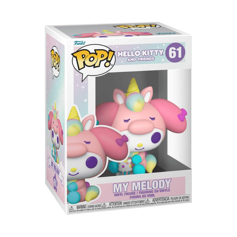 Boneco Funko Pop! Sanrio Hello Kitty - My Melody Unicórnio - Imagem 2