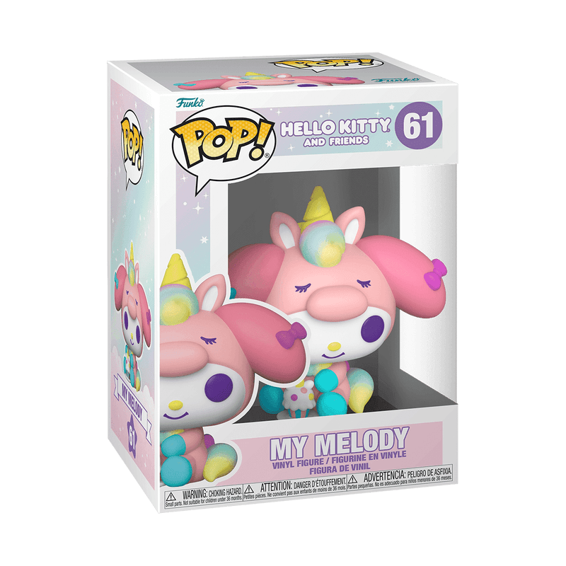 Boneco Funko Pop! Sanrio Hello Kitty - My Melody Unicórnio - Imagem 4