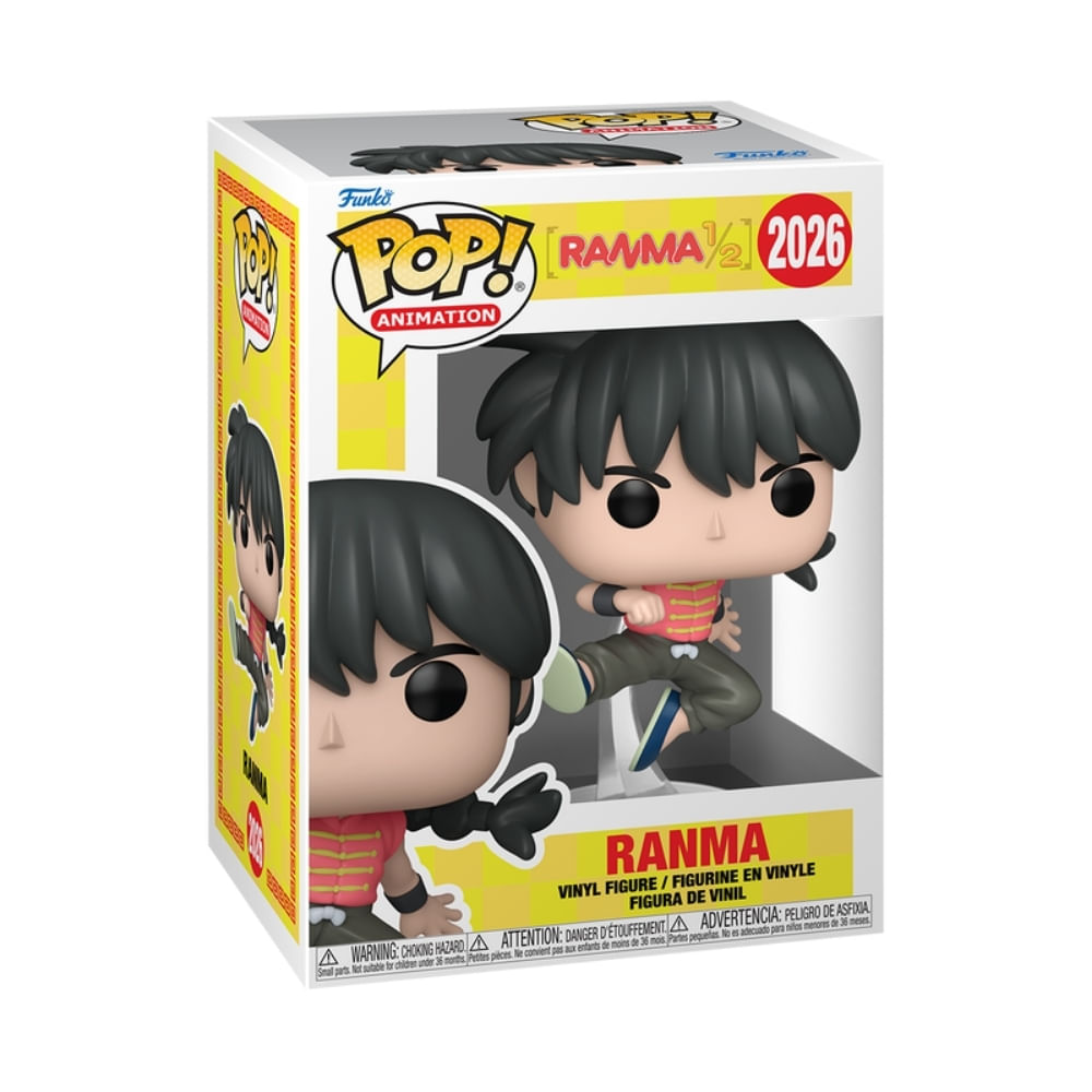 Boneco Funko Pop! Ranma 1/2 - Ranma com Chase - Imagem 3