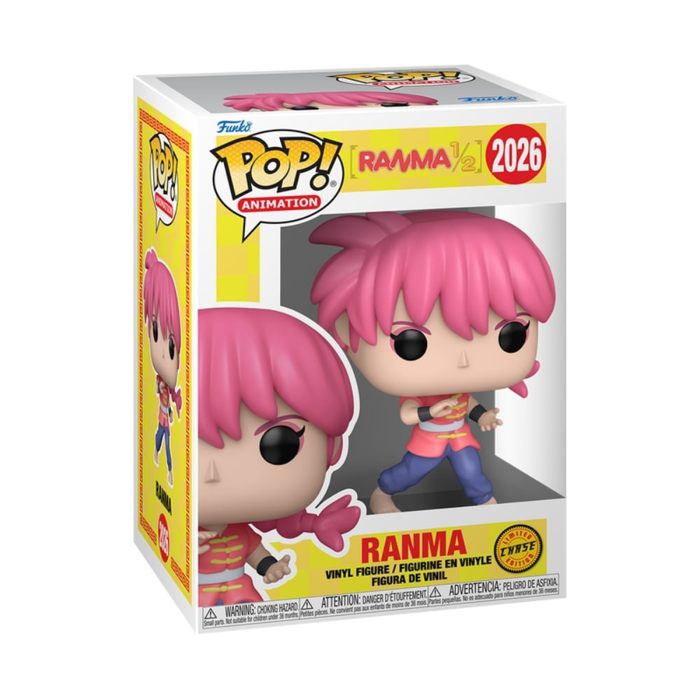 Boneco Funko Pop! Ranma 1/2 - Ranma com Chase - Imagem 5