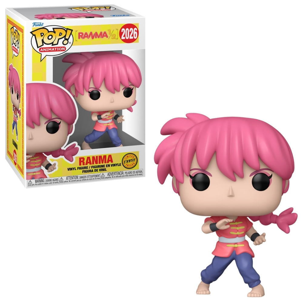 Boneco Funko Pop! Ranma 1/2 - Ranma com Chase - Imagem 6