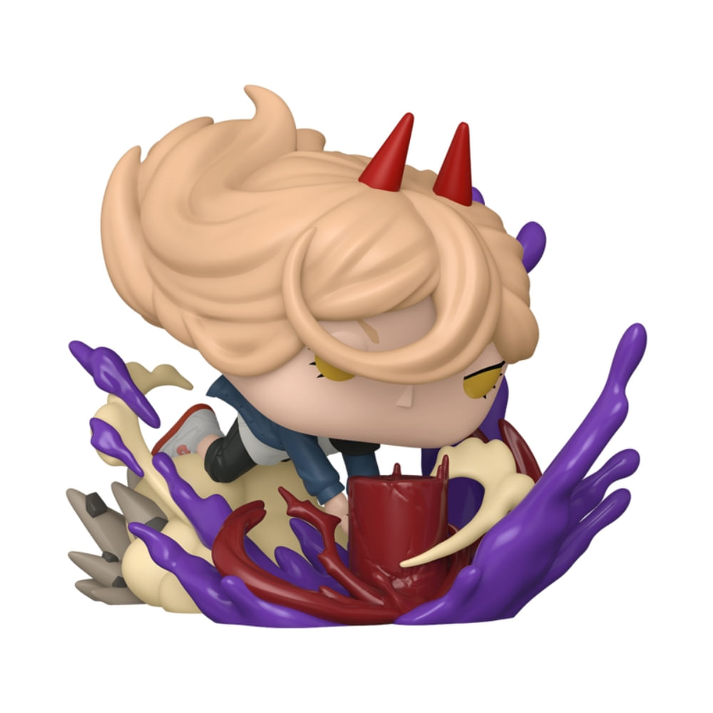 Boneco Funko Pop! Deluxe Chainsaw Man - Power e Martelo de Sangue - Imagem 2