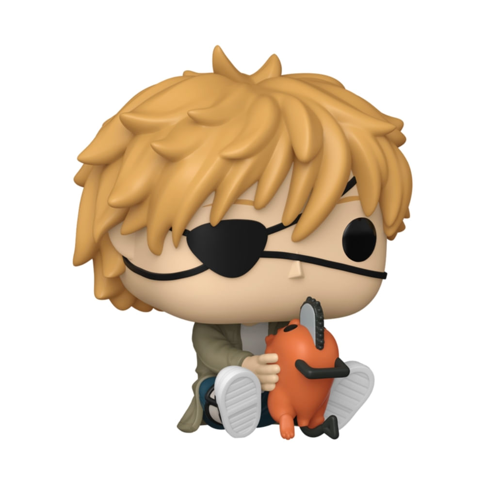 Boneco Funko Pop! Chainsaw Man - Denji & Pochita - Imagem 3