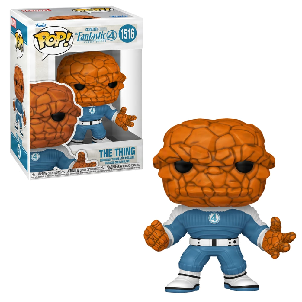 Boneco Funko Pop! Marvel Quarteto Fantástico - O Coisa