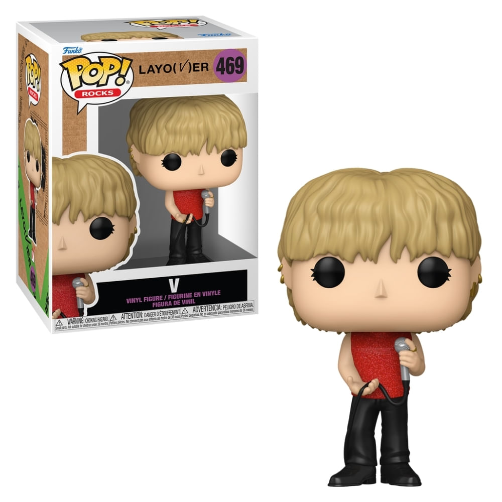Boneco Funko Pop! Rocks BTS - V (Love Me Again)