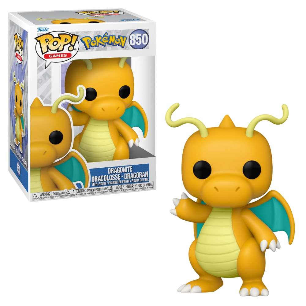 Boneco Funko Pop! Pokémon - Dragonite (EMEA)
