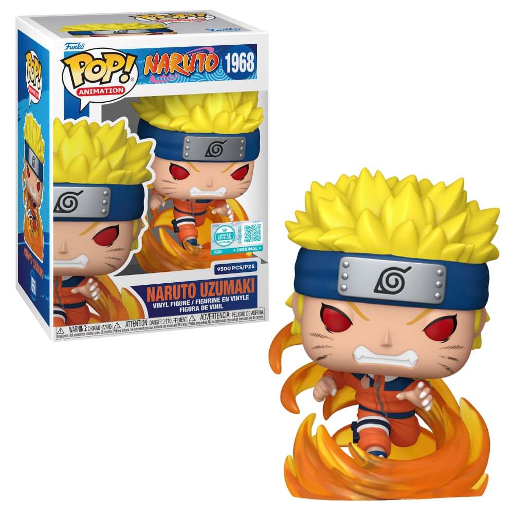 Boneco Funko Pop! Edição Limitada Naruto Clássico - Naruto (1º Kurama)