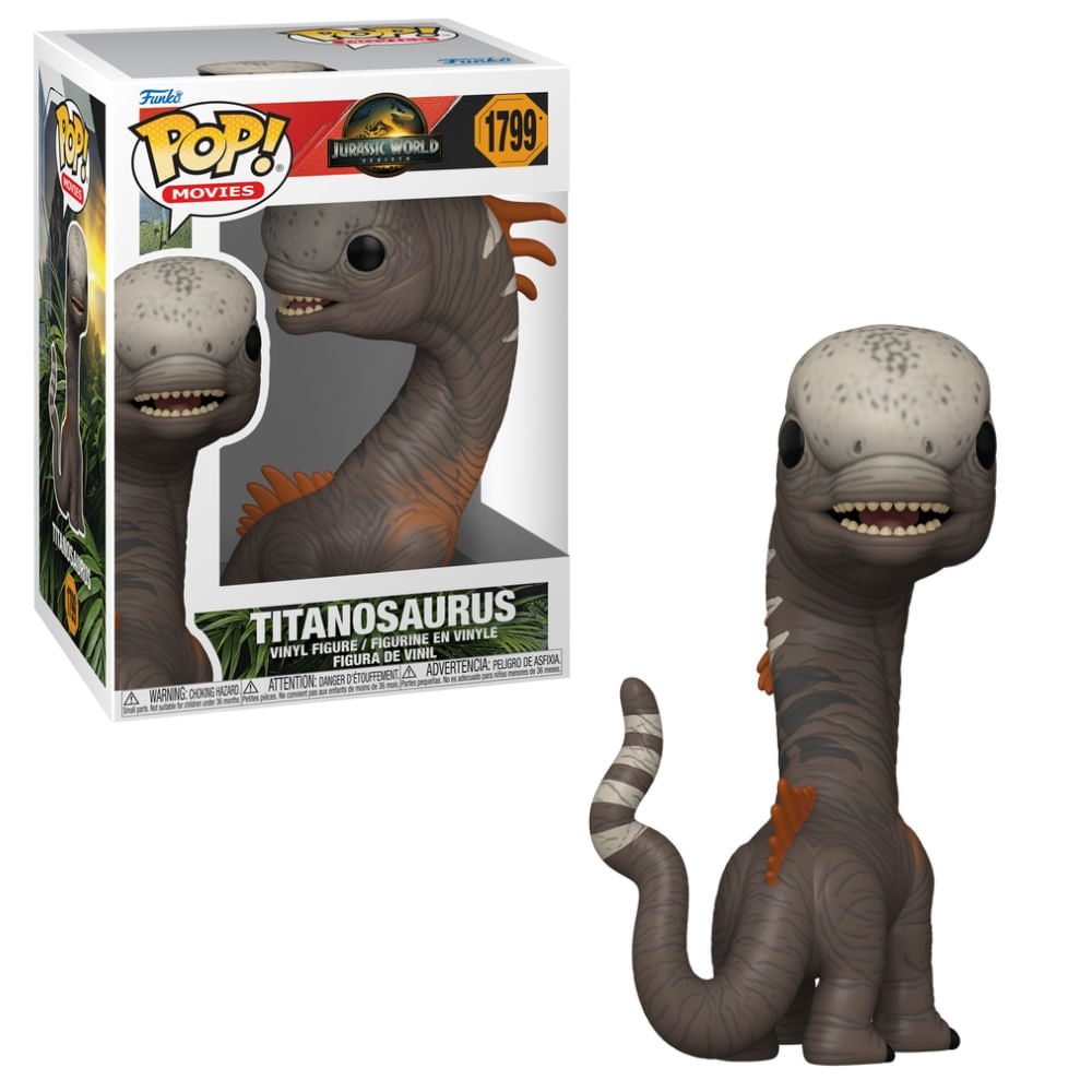 Boneco Funko Pop! Jurassic World Recomeço - Titanossauro