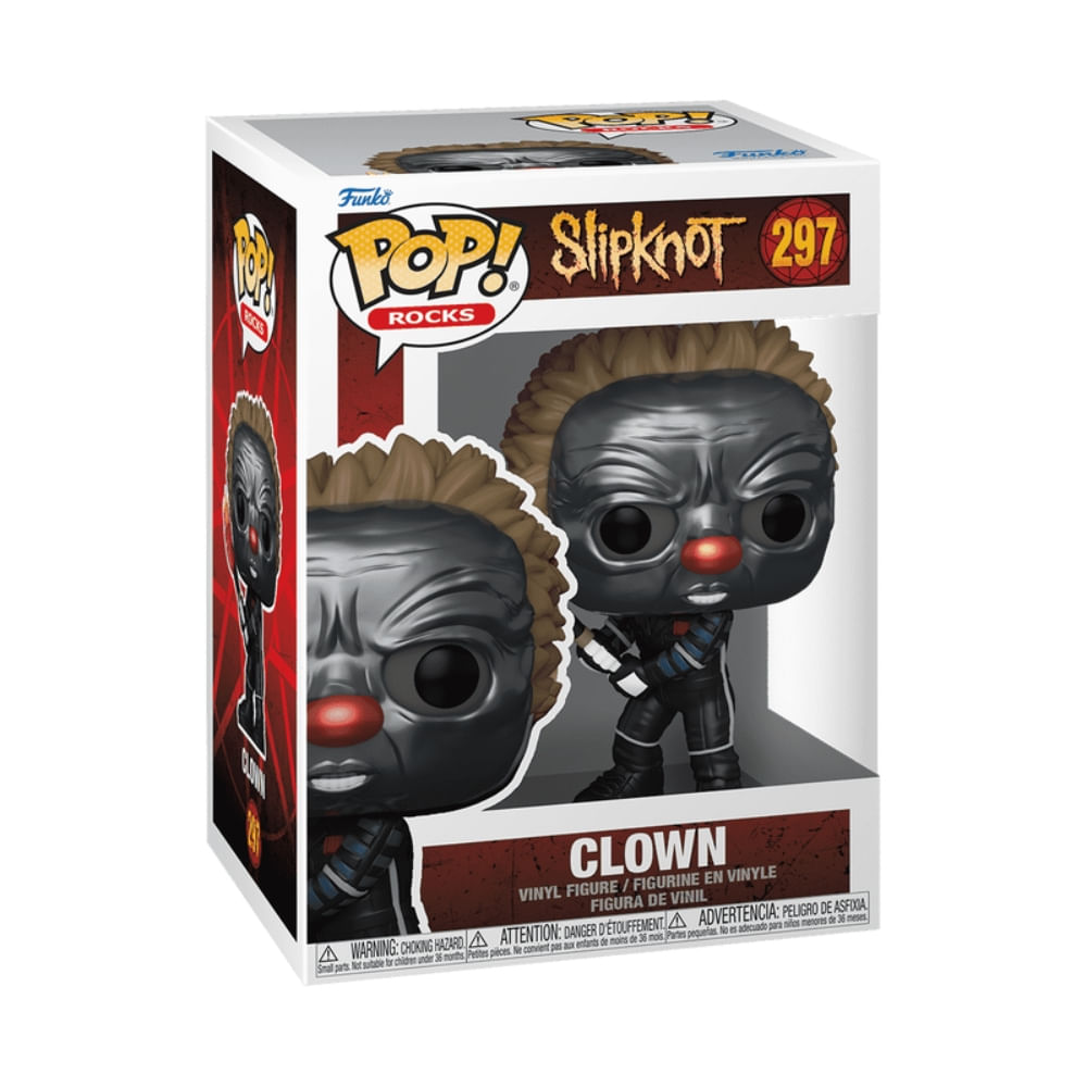 Boneco Funko Pop! Rocks Slipknot - Clown (Michael Shawn Crahan) - Imagem 3