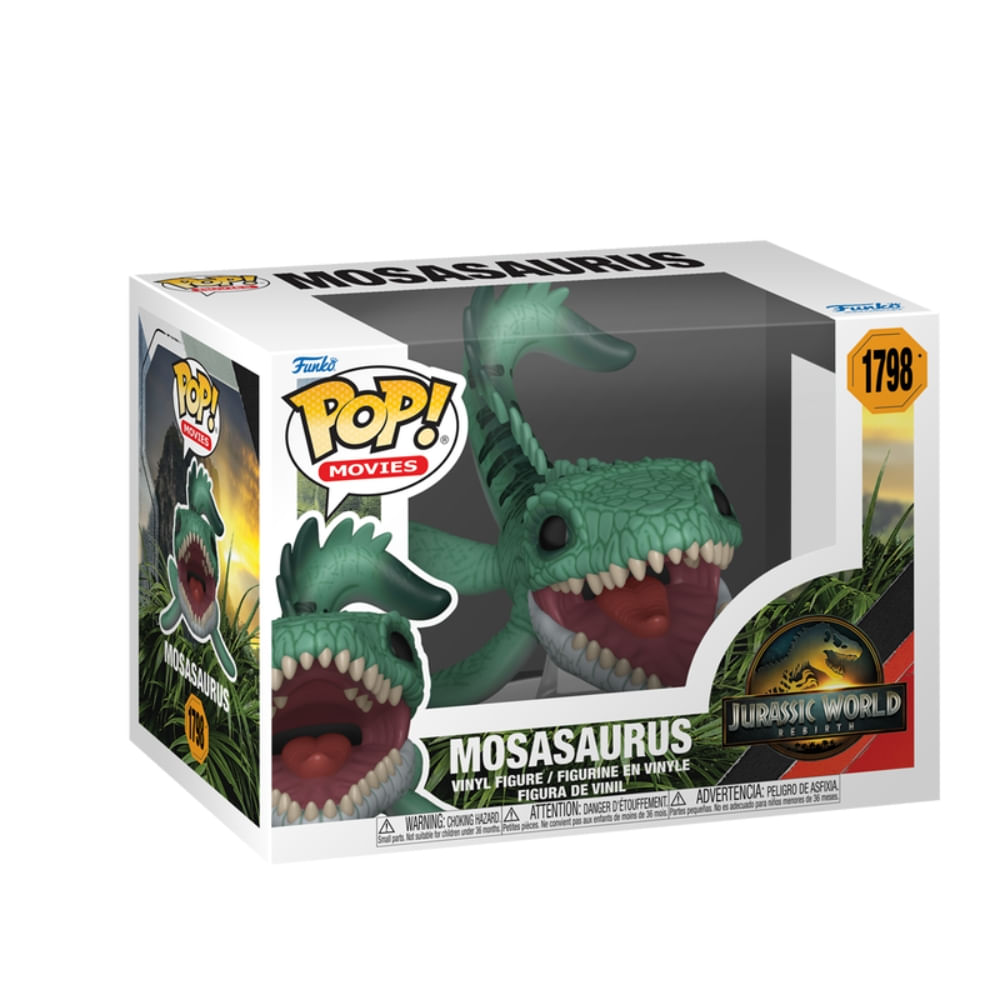 Boneco Funko Pop! Jurassic World Recomeço - Mosassauro - Imagem 3