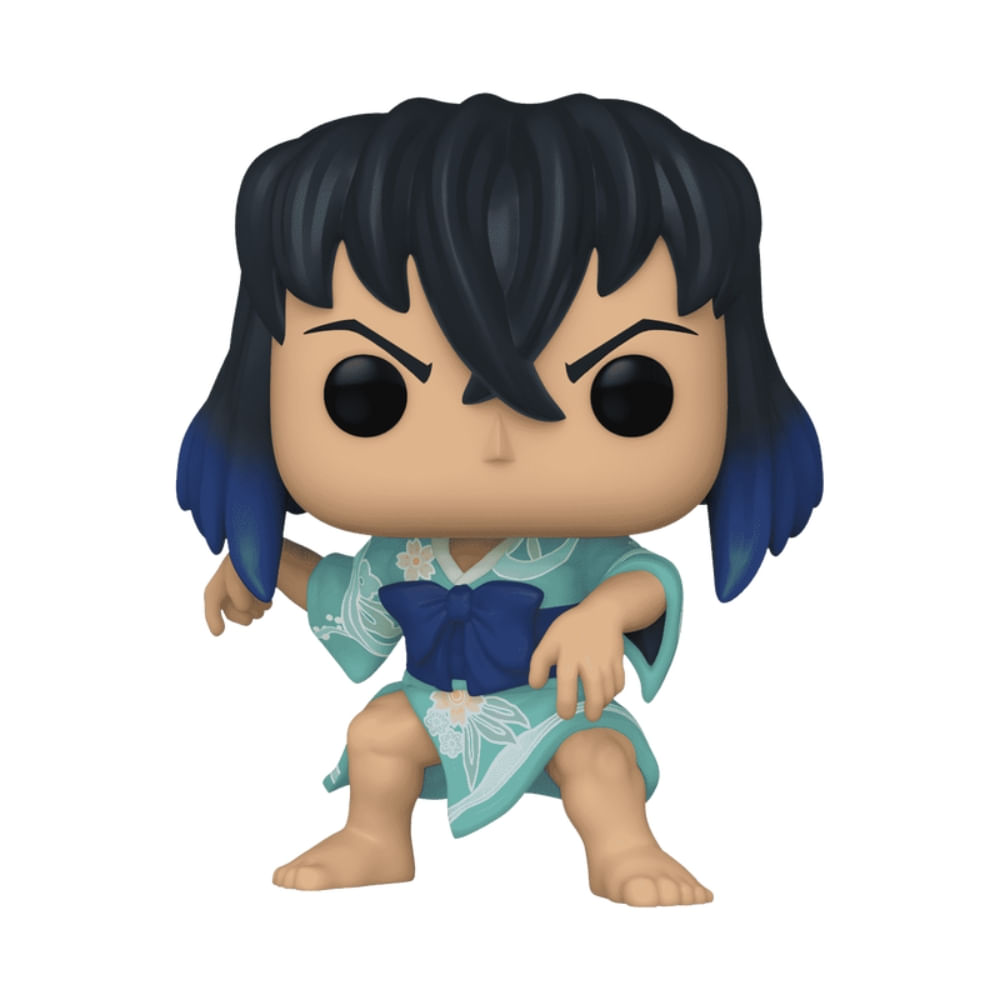 Boneco Funko Pop! Demon Slayer - Inosuke de Kimono - Imagem 3