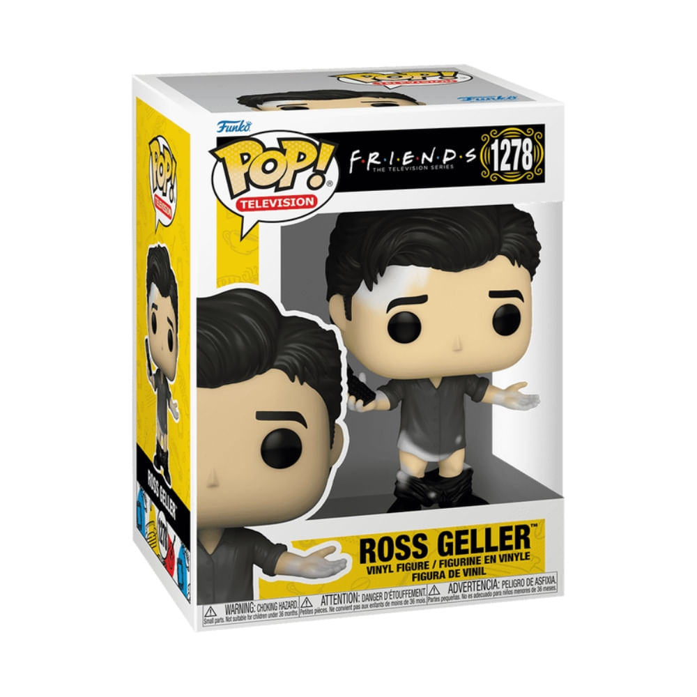 Boneco Funko Pop! Friends - Ross com Calça de Couro - Imagem 3