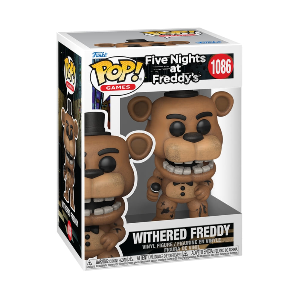 Boneco Funko Pop! Five Nights at Freddy's - Withered Freddy - Imagem 3