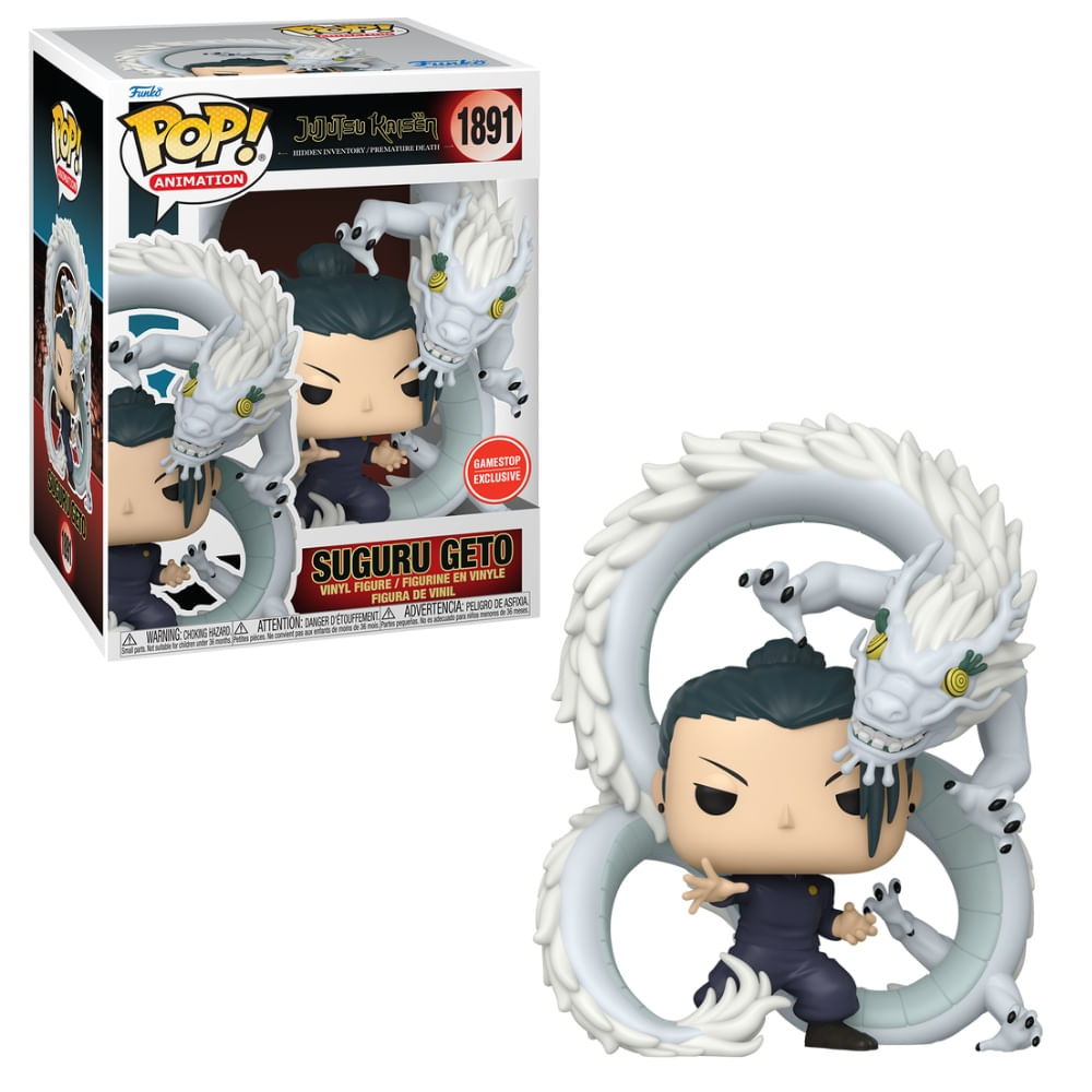 Boneco Funko Pop! Premium Jujutsu Kaisen - Geto com Dragão