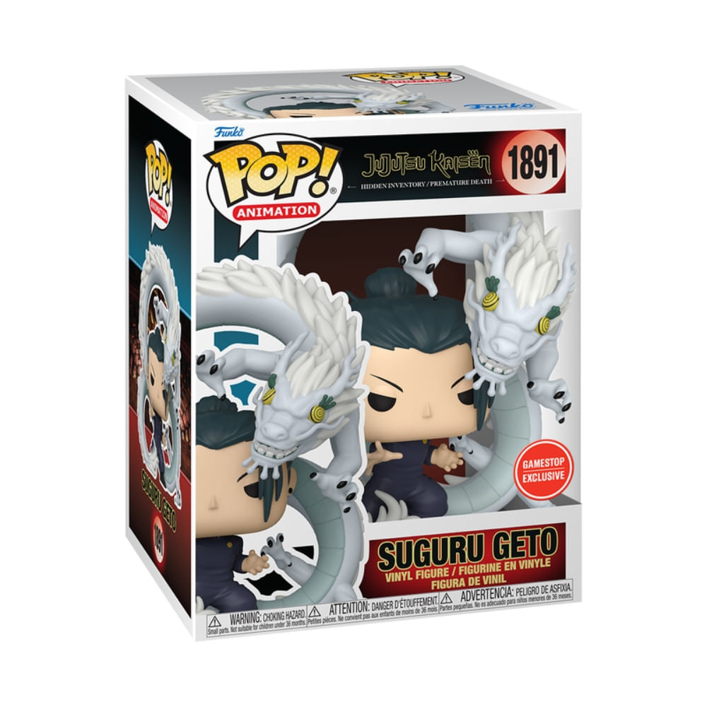 Boneco Funko Pop! Premium Jujutsu Kaisen - Geto com Dragão - Imagem 3