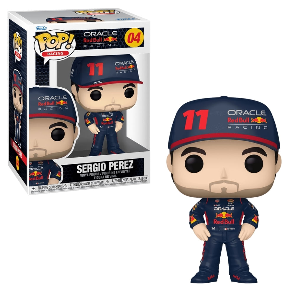 Boneco Funko Pop! Racing Oracle Red Bull - Sergio Perez