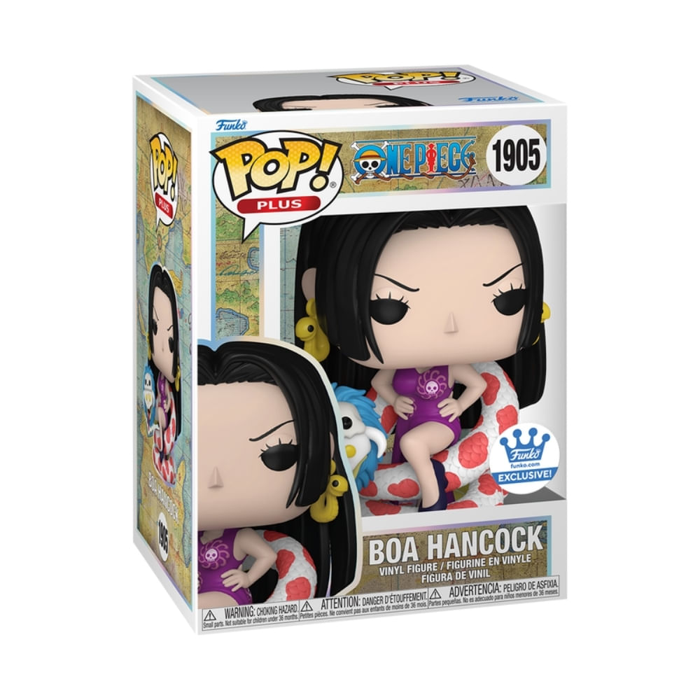 Boneco Funko Pop! Plus One Piece - Boa Hancock com Serpente - Imagem 2