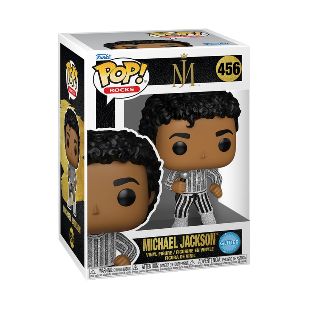 Boneco Funko Pop! Rocks Michael Jackon - Rock With You (Glitter) - Imagem 3