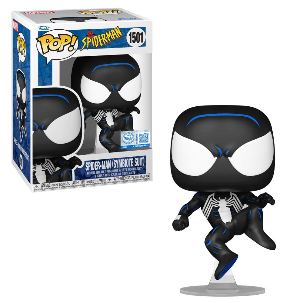 Boneco Funko Pop! Marvel Homem-Aranha Traje Preto