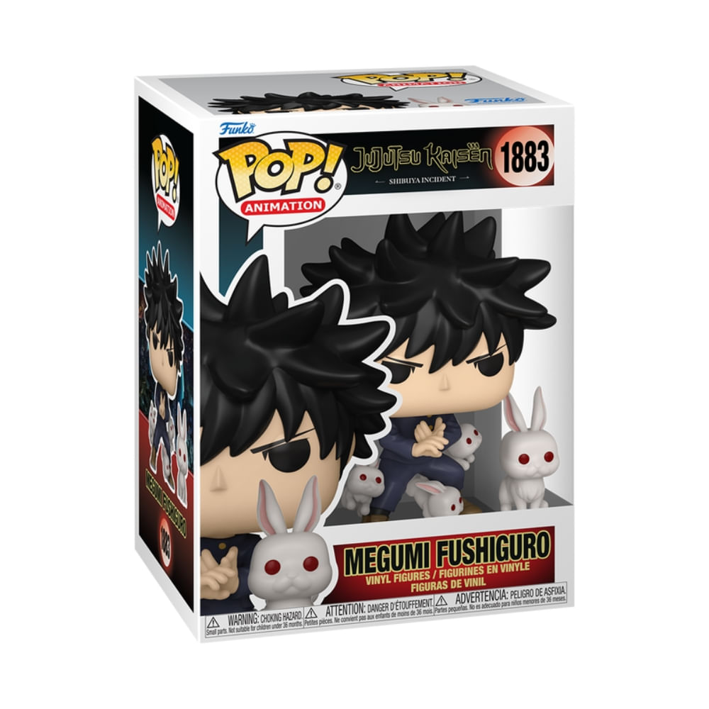 Boneco Funko Pop! & Buddy Jujutsu Kaisen - Megumi com Coelhos - Imagem 2