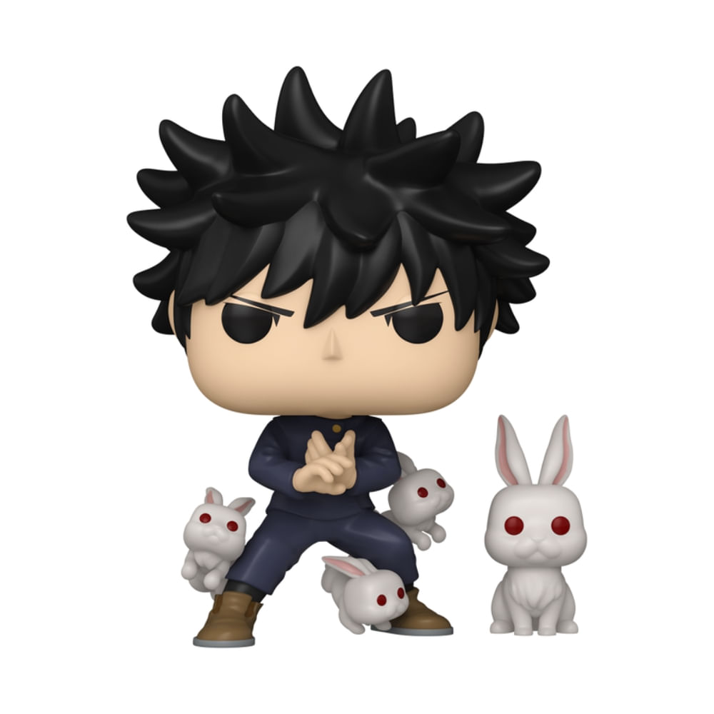Boneco Funko Pop! & Buddy Jujutsu Kaisen - Megumi com Coelhos - Imagem 3