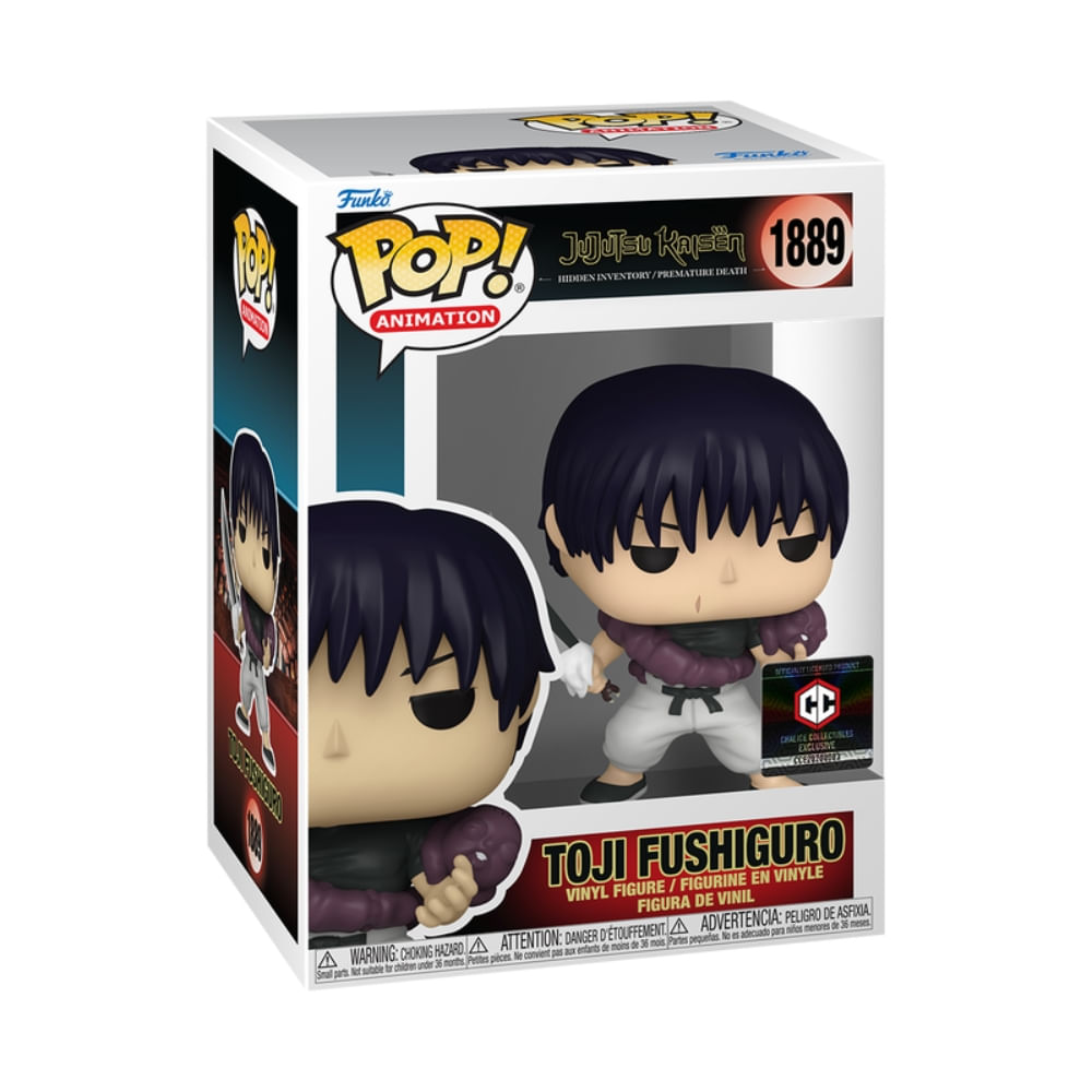 Boneco Funko Pop! Jujutsu Kaisen - Toji Fushiguro com Chase - Imagem 2