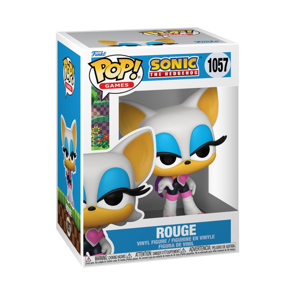 Boneco Funko Pop! Sonic The Hedgehog - Rouge - Imagem 3