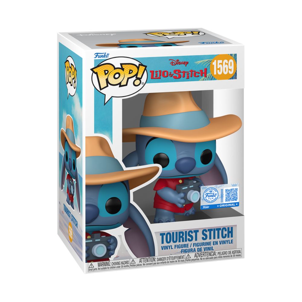Boneco Funko Pop! Disney Lilo & Stitch - Stitch Turista - Imagem 2