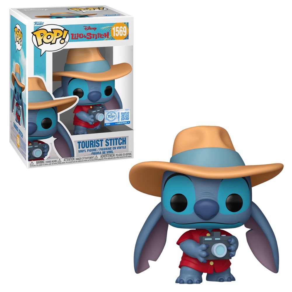 Boneco Funko Pop! Disney Lilo & Stitch - Stitch Turista