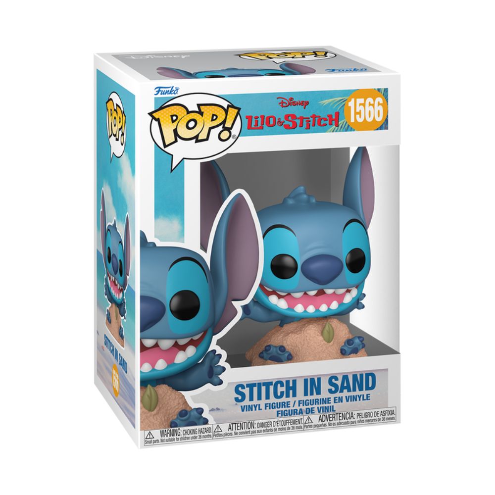 Boneco Funko Pop! Disney Lilo & Stitch - Stitch na Areia - Imagem 3