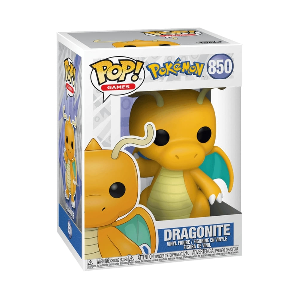 Boneco Funko Pop! Pokémon - Dragonite - Imagem 2