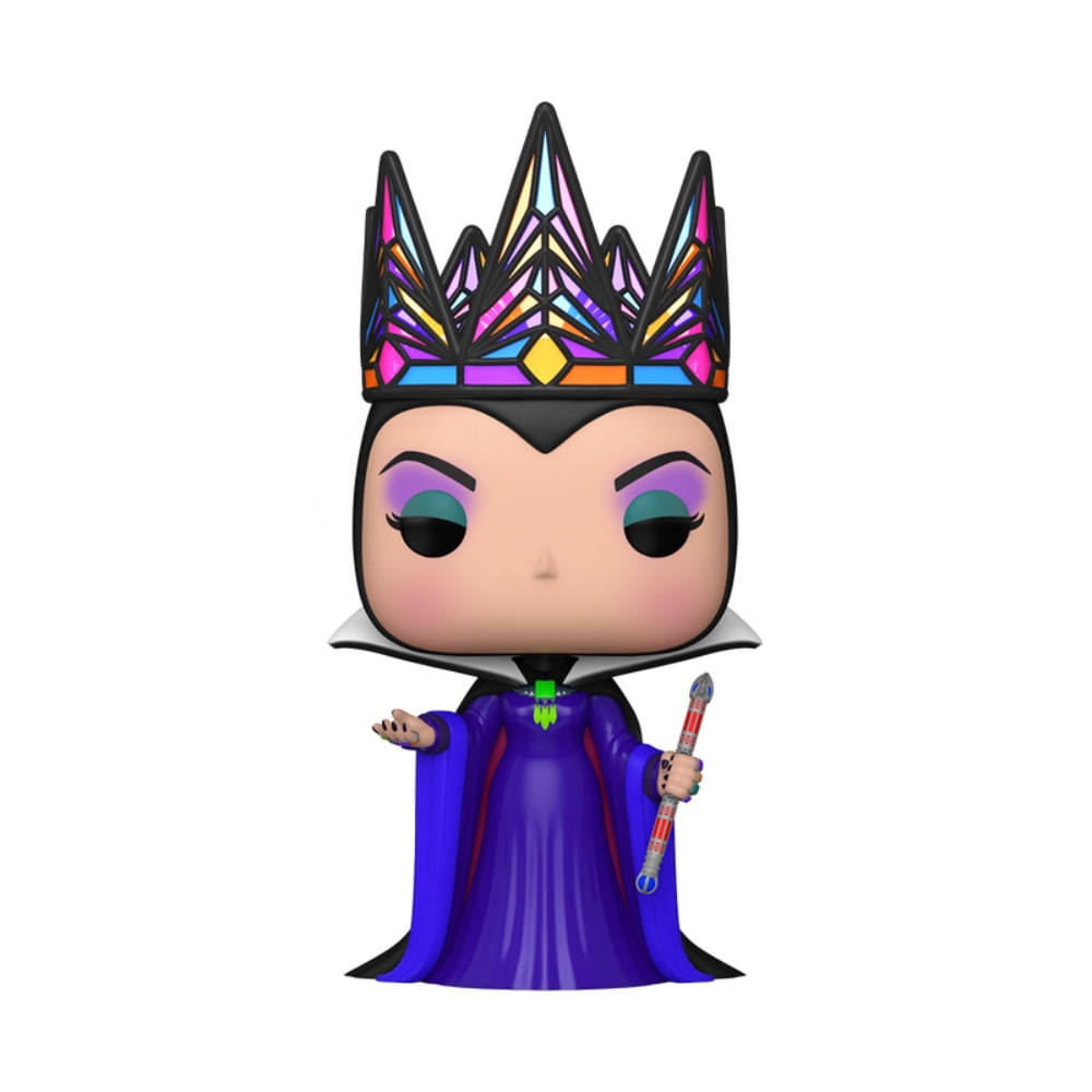 Boneco Funko Pop! Disney A Branca de Neve Live Action - Rainha Má Vestido Roxo - Imagem 3