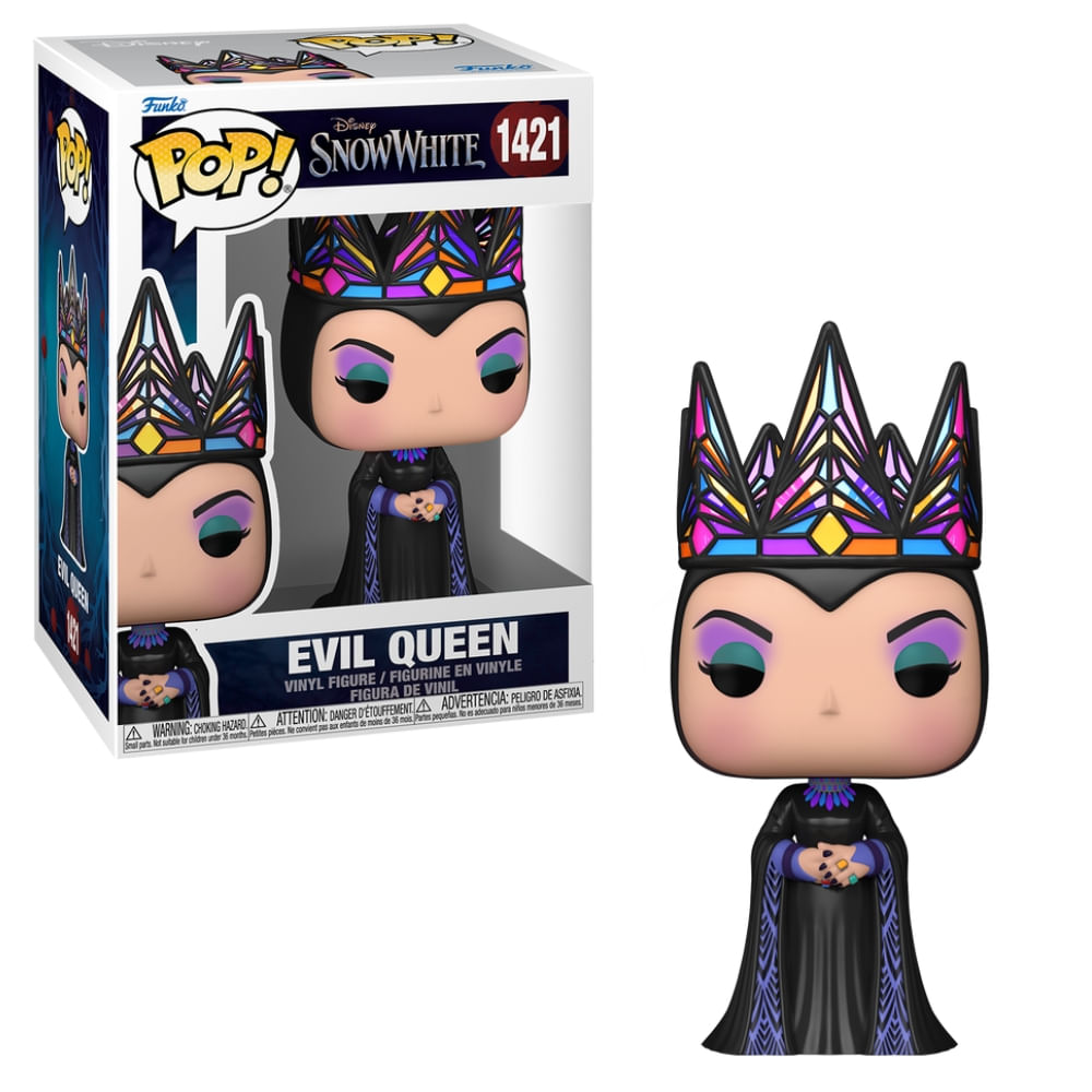 Boneco Funko Pop! Disney Branca de Neve Rainha Má Vest Preto