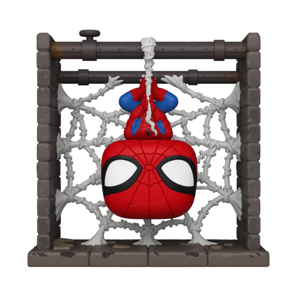 Boneco Funko Pop! Deluxe Marvel - Homem-Aranha na Teia - Imagem 2