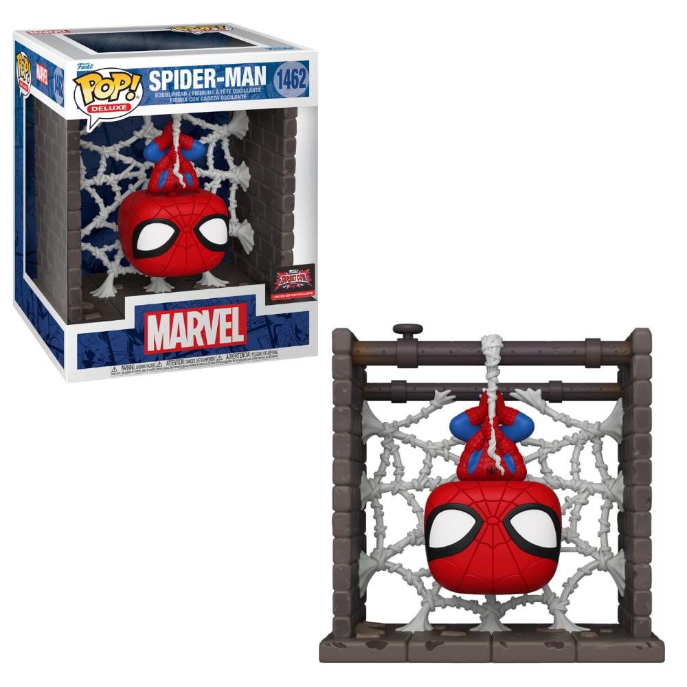 Boneco Funko Pop! Deluxe Marvel - Homem-Aranha na Teia