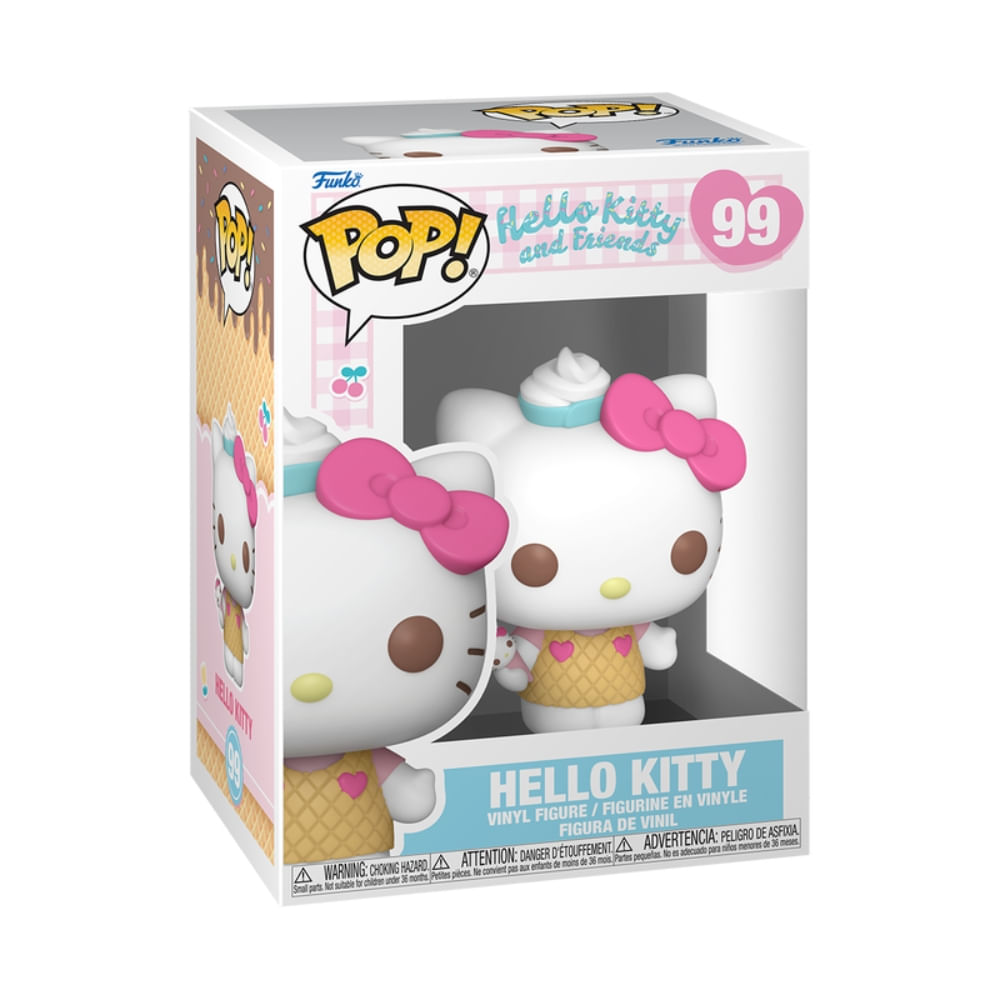 Boneco Funko Pop! Sanrio Sorvetes - Hello Kitty - Imagem 3