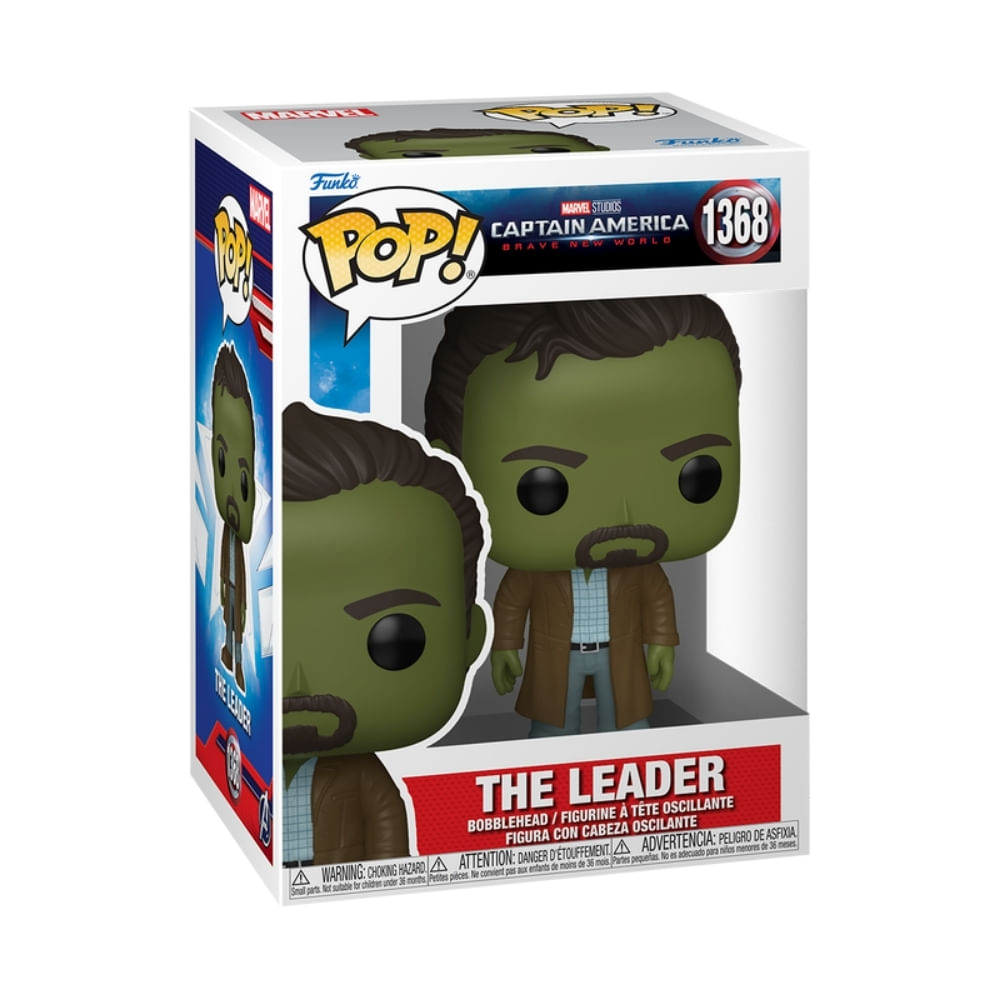 Boneco Funko Pop! Marvel Capitão América Admirável Mundo Novo - O Líder - Imagem 3