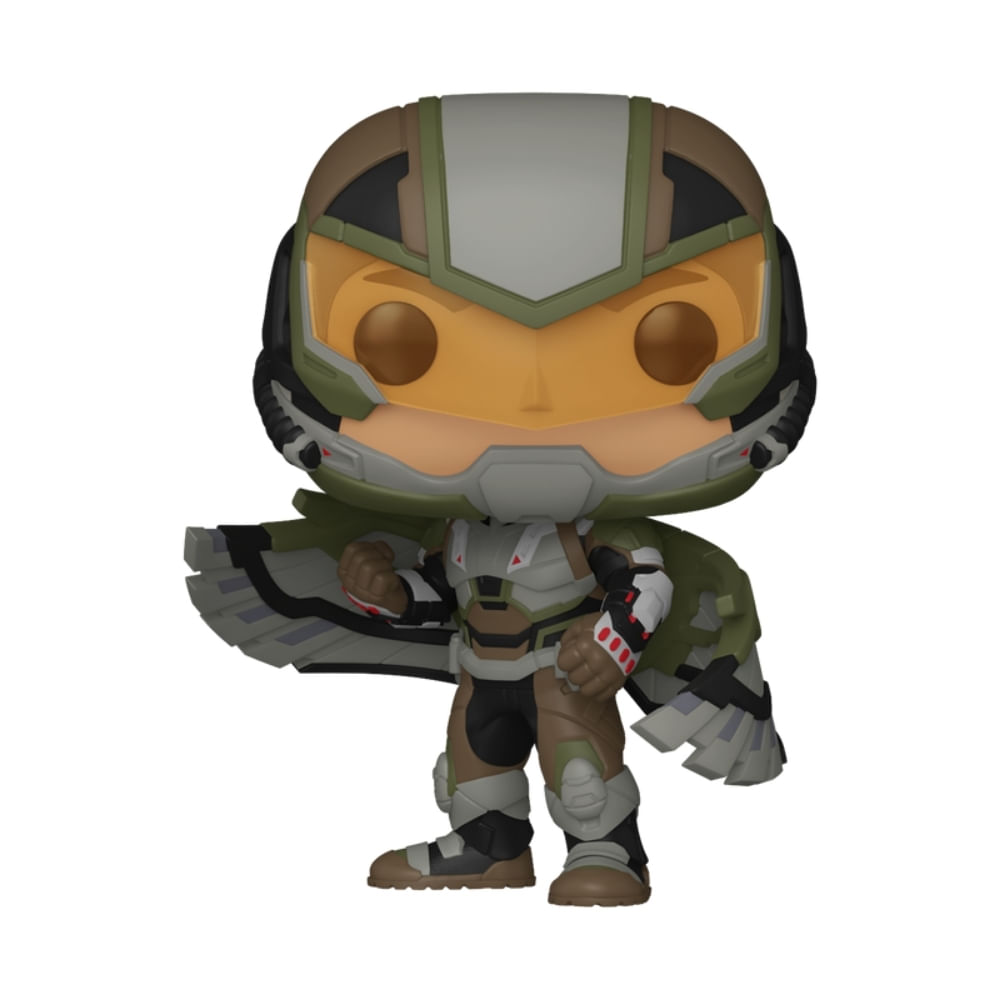 Boneco Funko Pop! Marvel Capitão América Admirável Mundo Novo - Falcão (Joaquin Torres) - Imagem 3