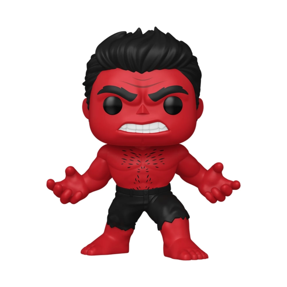 Boneco Funko Pop! Super Marvel Capitão América Admirável Mundo Novo - Hulk Vermelho - Imagem 2